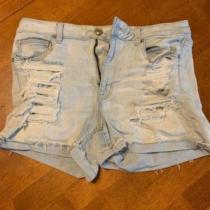 American Eagle Hi-Rise Shortie Shorts